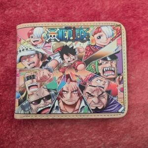 New one piece anime manga leather wallet